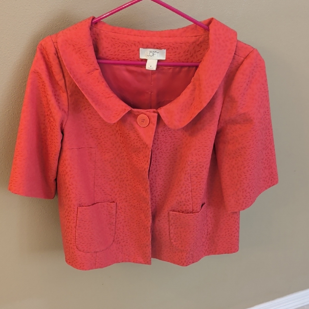 LOFT Pink Blazer